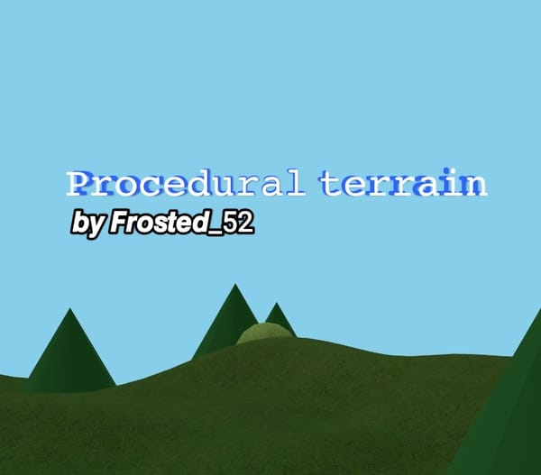 Procedural terrain