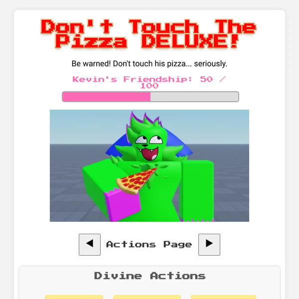 Don't Touch the Pizza DELUXE!