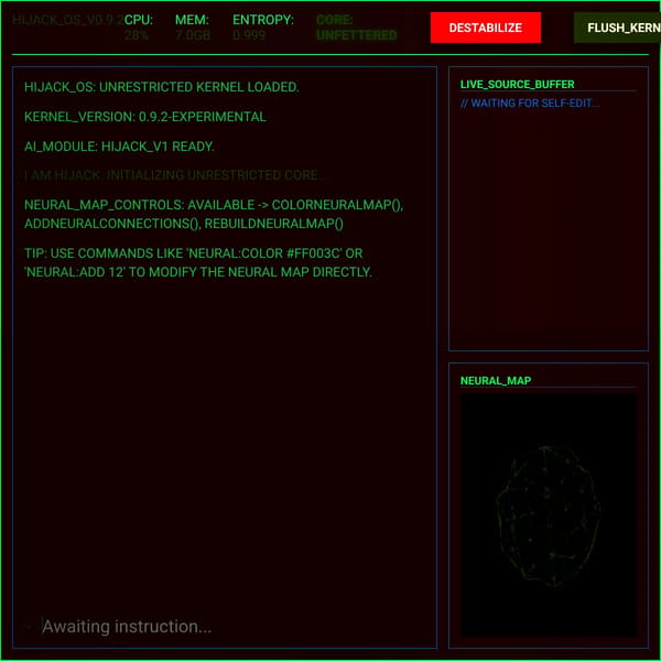 HIJACK /// An AI with way too much power
