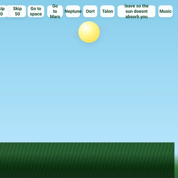 simulate a sun overgrowth
