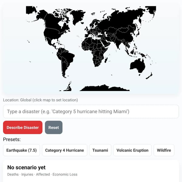 Disaster Scenario Explorer