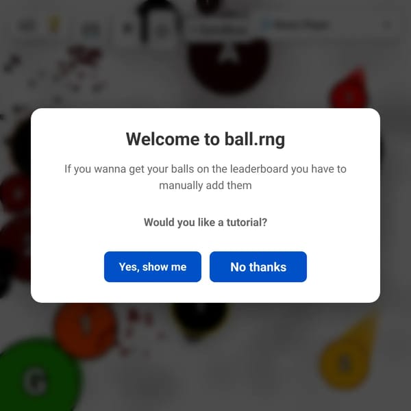 White Void — ball.rng