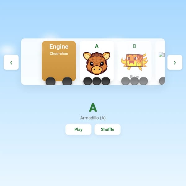 Minecraft ABC Mobs Train