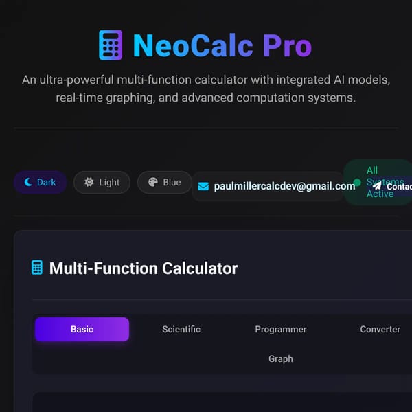 NeoCalc Pro - Ultra-Powered Multi-Function Calculator