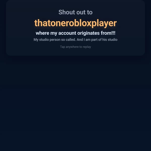 Shoutout Animation