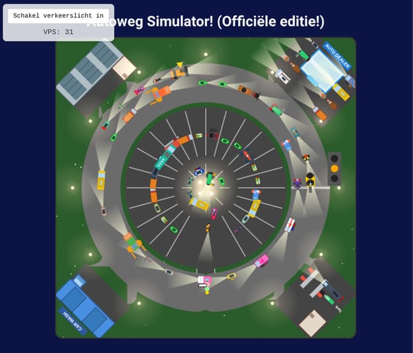 (NIEUWE VOERTUIGEN!/NEW VEHICLE'S!) AUTOWEG SIMULATOR! (Officiële spel!)