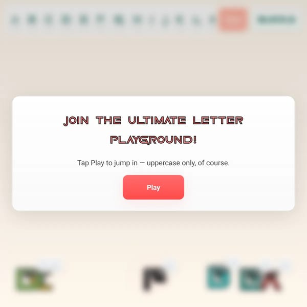 Letter Playground