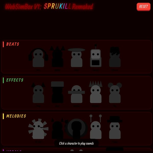 WebSimBox V1: SPRUNKI Remaked