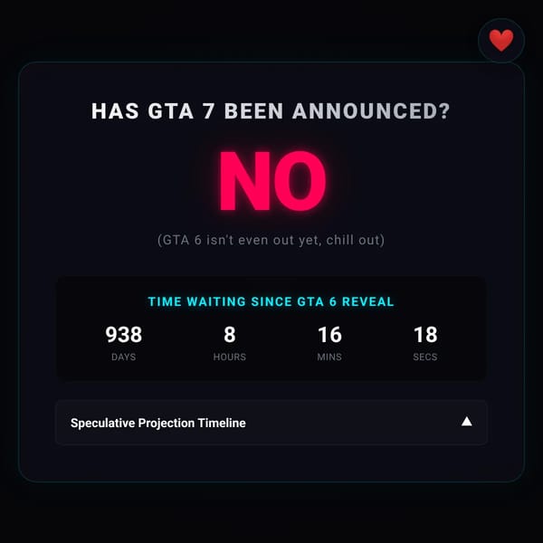 Is GTA 7 Here?