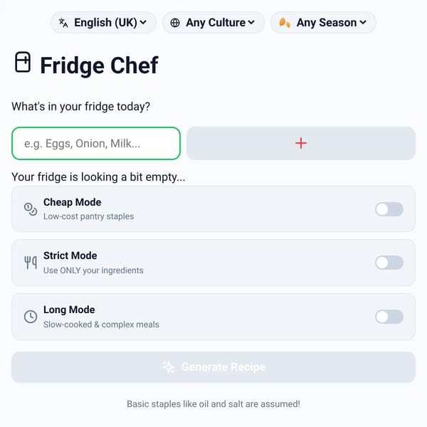 Whats in your fridge?