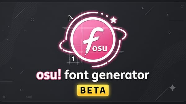 OSU Font Generator