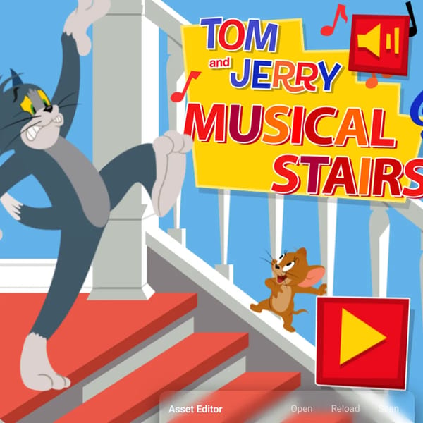 Tom & Jerry: Musical Stairs