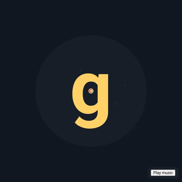 HTML page with a full-screen canvas and a JavaScript module