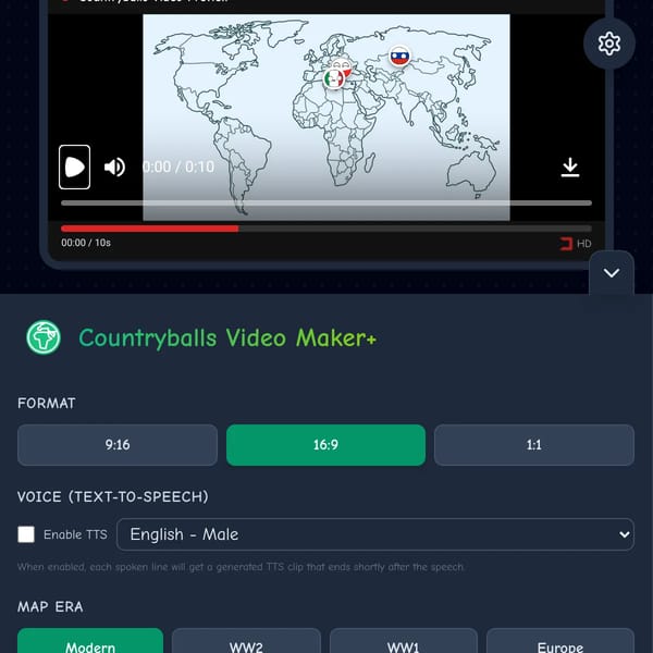 Countryballs Video Maker+ FE (Fixed Edition)
