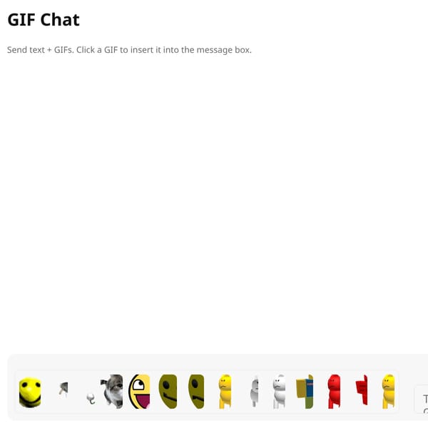 Chat with GIFs — Demo