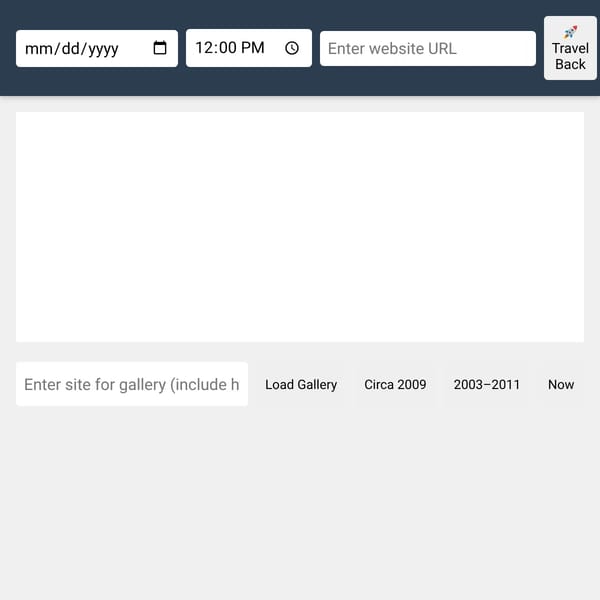 Time Capsule Browser