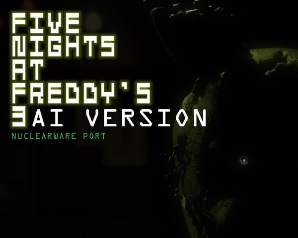 FNaF 3: ai slop version
