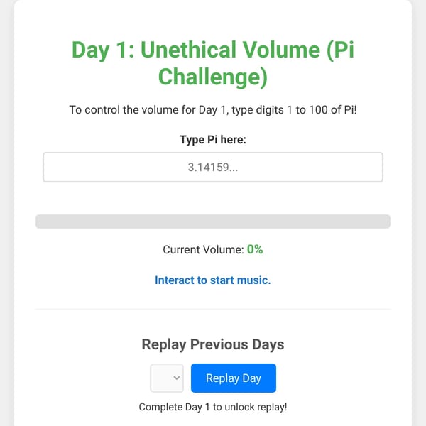Unethical Volume Slider