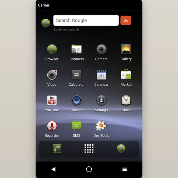 Android 2.3 Recreation
