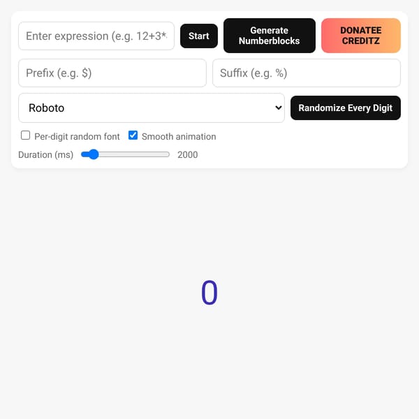 Number Counter