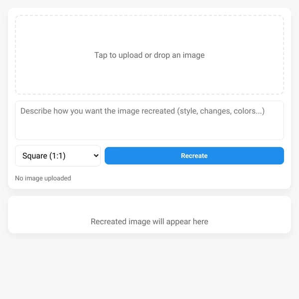 Image Recreate