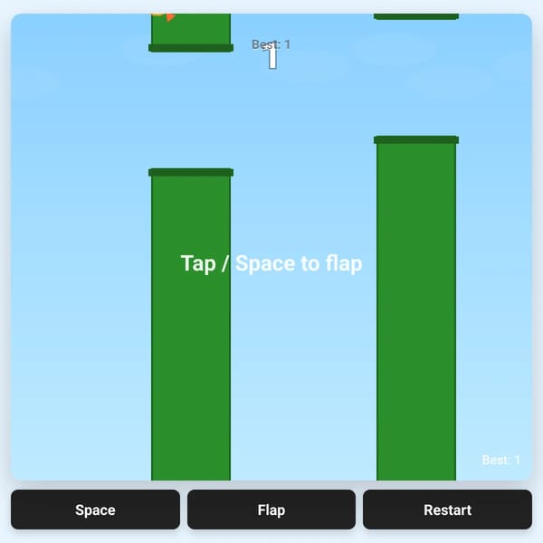 Flappy Bird — Virtual Computer
