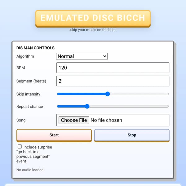emulated disc bicch