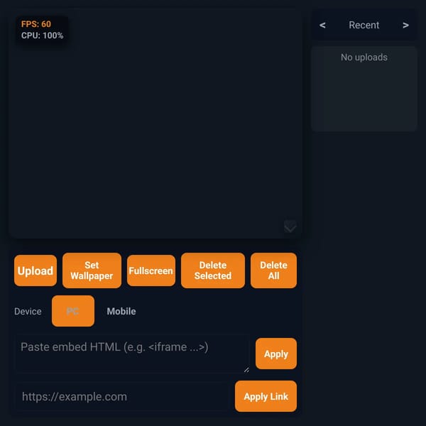 Embed code player