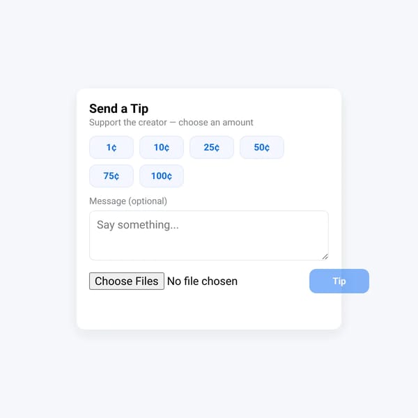 Tip Widget