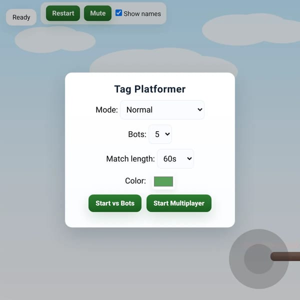 Tag Platformer