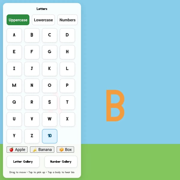 Alphabet Sandbox