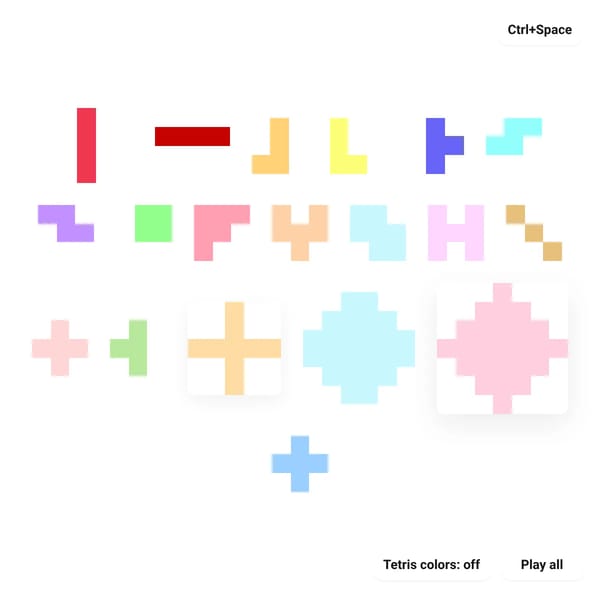 Fuchsia Tetromino
