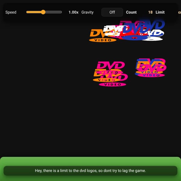 Bouncing Duplicating DVD Logo