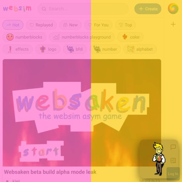 websim but spamton