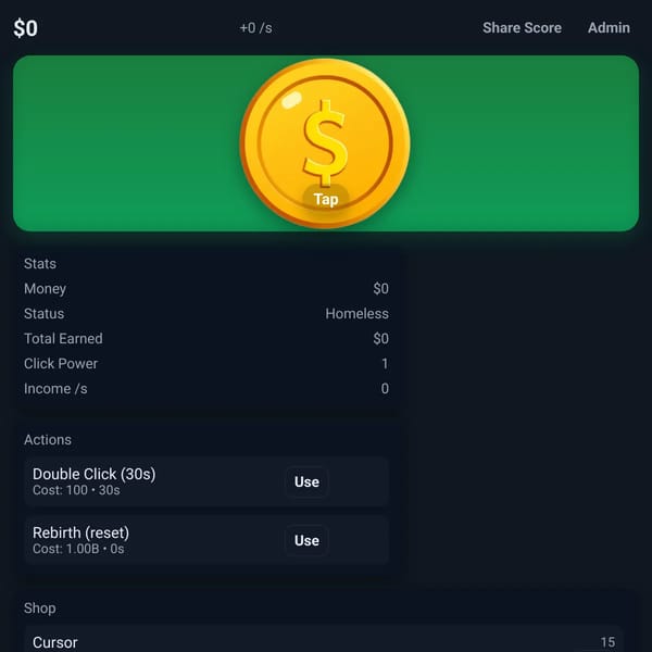 Money Clicker