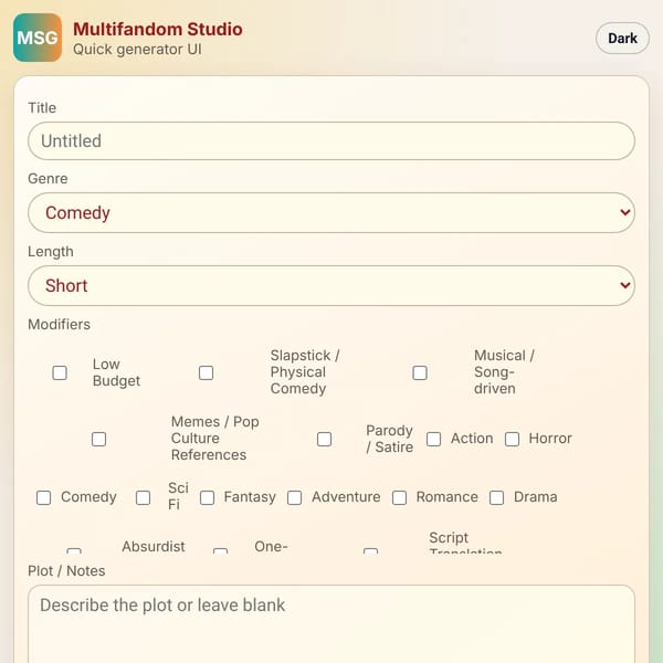 Multifandom Studio Generator 2, A New Generation [NOW BACK]