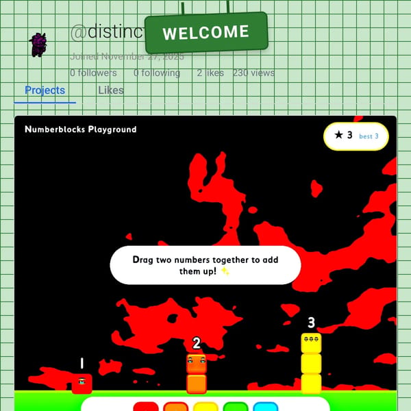 User Profile Page (Projects, Likes, Comments, Social)