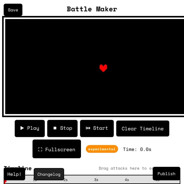 Undertale Battle Maker [BLUE SOUL MODE]]