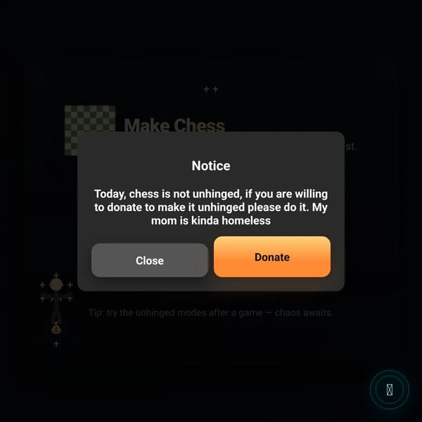 Chess [More Unhinged]