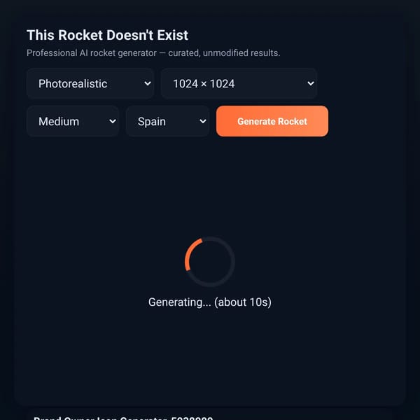 This Rocket Doesn't Exist