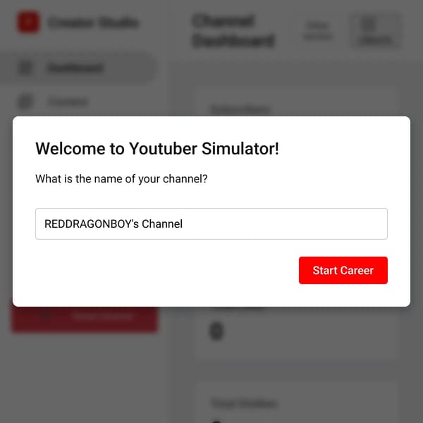 Youtuber Simulator