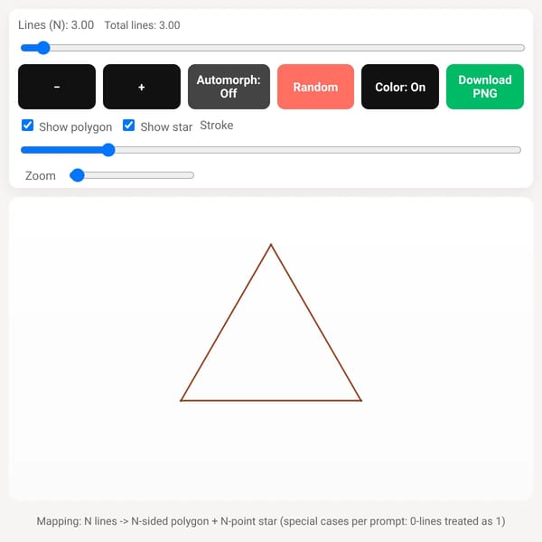 Polygon + Star Drawer
