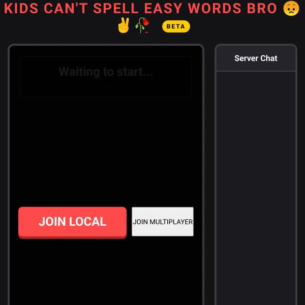 Spelling Race (beta)