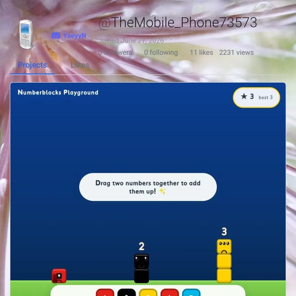User Profile Page (Projects, Likes, Comments, Followers/Following)