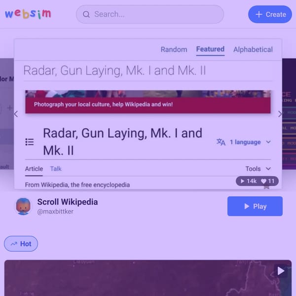 Websim but 33.3% purple