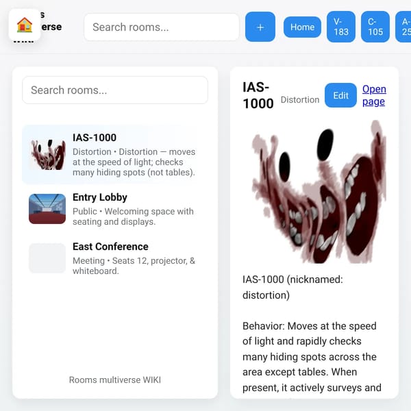 Rooms multiverse WIKI
