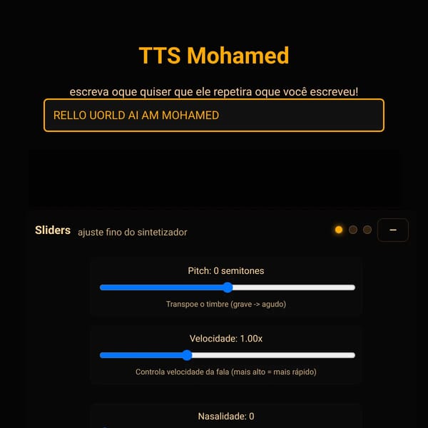 MOHAMED TTS