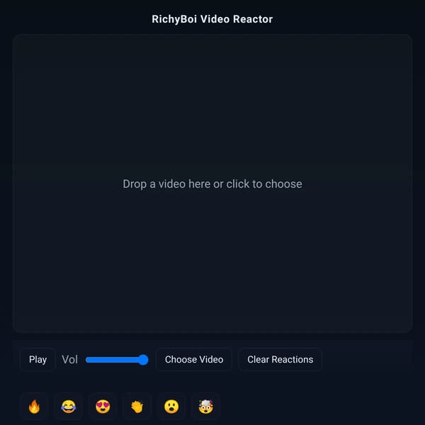 RichyBoi Video Reactor