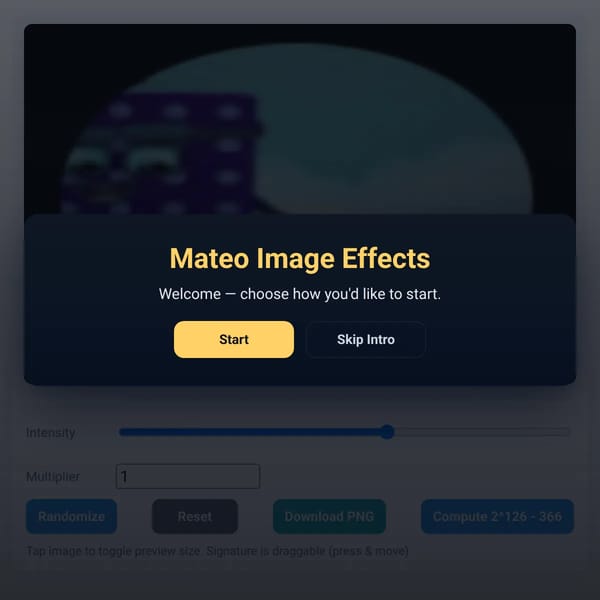 Mateo Image Effects