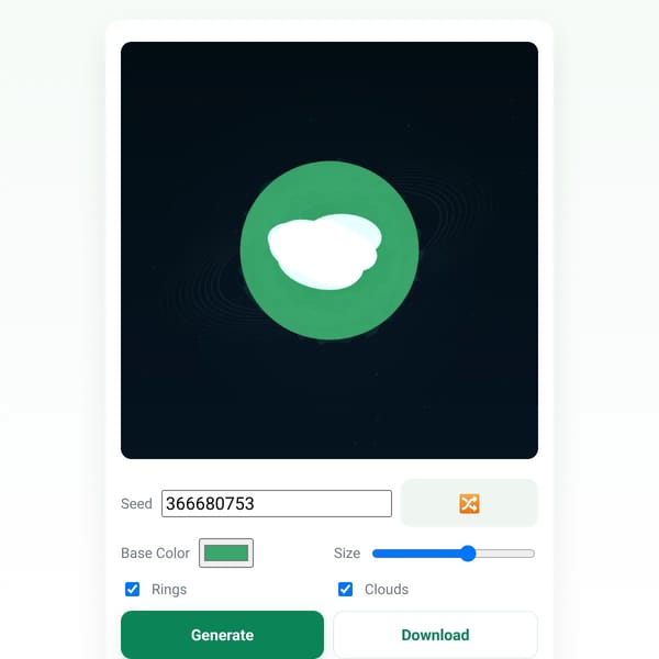 Planet creator